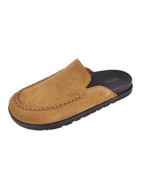 Hermes Sandals Johan Mules Shoes Suede Brown